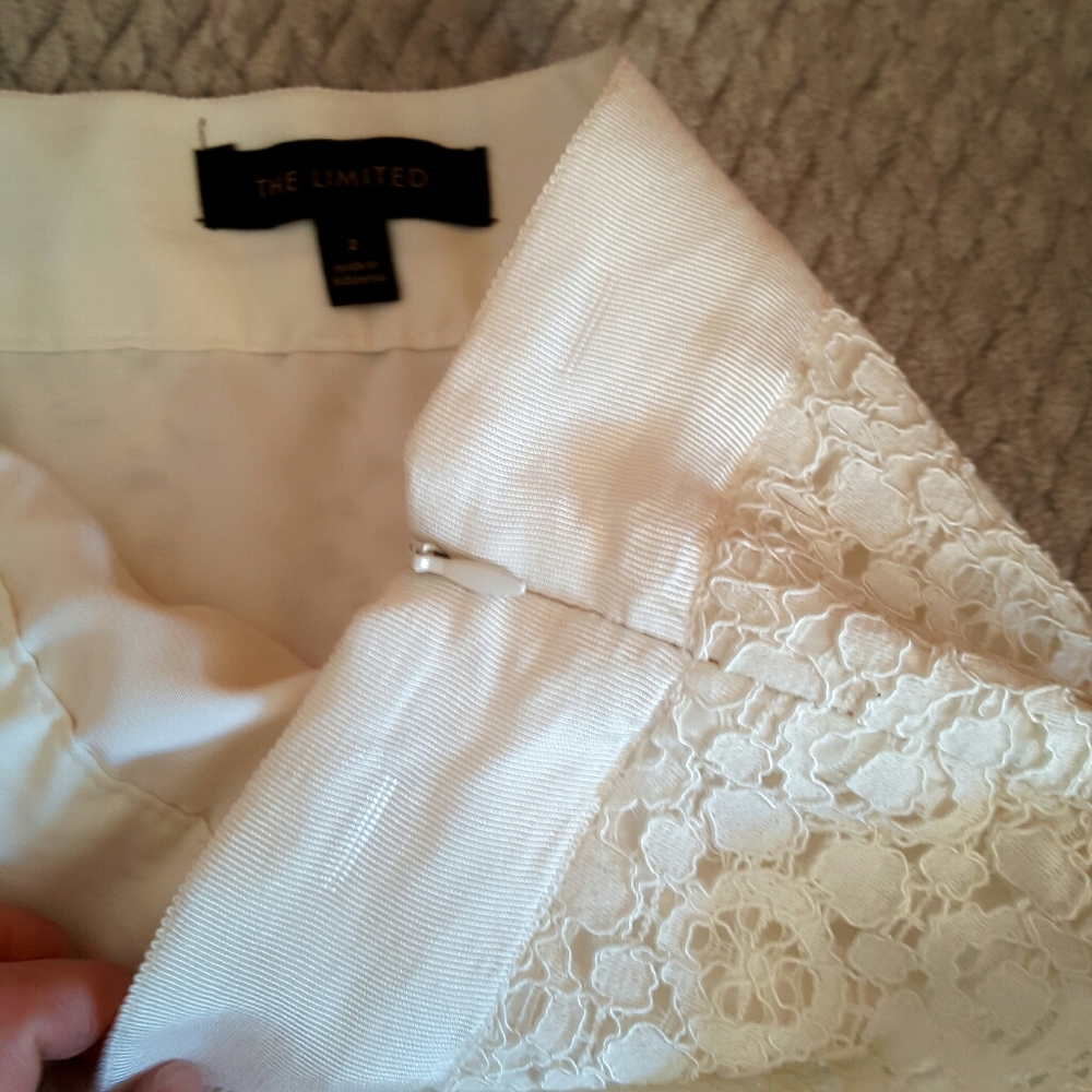 THE LIMITED floral lace pencil skirt - Picture 5 of 7